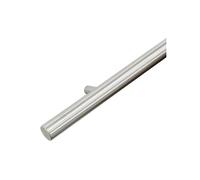 Main courante design en inox 300 cm + 4 supports - Brossé