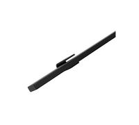 Main courante design noire rectangulaire - 70 cm + 2 supports