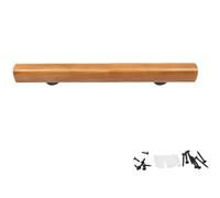 Main courante d'intérieur en bois pour escaliers, poignée de sécurité murale, barre de support antidérapante pour garage et véranda style industriel 100 cm Main courante durable et sécurisée