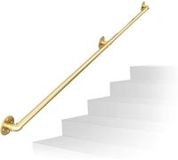 Main courante dorée pour escaliers intérieurs (350 cm)