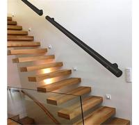 Main courante en acier inoxydable 80/120/150/210/300 cm pour escaliers, main courante d'escalier murale pour terrasse, rampe d'escalier en métal, barre d'appui de couloir, rampe industrielle ( Size :