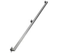 Main Courante En Acier Inoxydable Pour Escaliers - Rampe D'escalier Murale De 600 Cm Avec Supports, Main Courante Intérieure/extérieure Pour Loft, Porche, Garage Et Terrasse(3.9m)