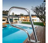 Main courante en acier inoxydable pour piscine, rampe, escalier avec couvercle, design antirouille pour un accès sûr à la piscine