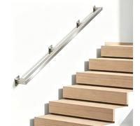 Main Courante En Acier Inoxydable, Rampe D'escalier Murale Antidérapante De Sécurité, Rampe D'escalier Confortable Sans Barrière Pour Kit De Balustrade Pour Personnes Âgées(6m)