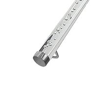 Main Courante en Acrylique Transparent pour escaliers intérieurs 1,6 à 20 Pieds, kit Complet de Tige de Support Transparente antidérapante de sécurité, pour Garde-Corps de Couloir