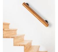 Main courante en bois pour escaliers, barres d'appui de sécurité antidérapantes, idéales pour la maison, le jardin et l'accessibilité des personnes âgées