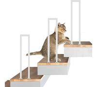 Main courante en fer durable pour escaliers intérieur/extérieur, jardins et balcons. Balustrade de sécurité robuste pour un soutien et un style améliorés