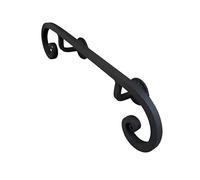 Main courante en fer forgé modèle Domus, longueur 50-400 cm, diamètre 16 mm, couleur noir anthracite (noir anthracite, 280 cm)