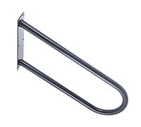 Main courante en métal support de main courante support de retenue support d'escalier poignée de maintien (Longueur - 50 cm, Anthracite)
