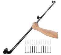 Main Courante Escalier 2,12 m - VEVOR - Rampe Murale Acier Carbone Rambarde Vintage