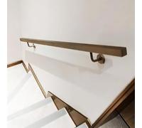 Main Courante Escalier en Acier Inoxydable, Rampe Escalier Métallique pour Intérieur, Barre D'appui Murale Antidérapante Robuste et Sécurisée, pour Couloir Mezzanine(50cm/19.6in/1.6ft)