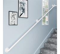 Main Courante Escalier, Rampe d'escalier Blanche pour Montage Mural, 30 cm, 60 cm, Rampe d'escalier extérieure, Rampe de sécurité pour Personnes âgées, Barre de Support antidérapante, pour Salle de b