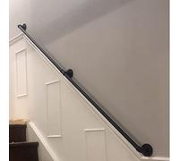 Main Courante Escalier, Rampe d'escalier pour sécurité intérieure, Rampe antidérapante, Tige de Support Professionnelle, kit Complet, Barres, greniers, maternelles, couloirs