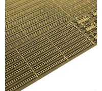 Main courante et échelle en polyéthylène photogravé pour navires de guerre à l'échelle 1/700, matériau cuivre, couleur or, compatible avec CYPE005