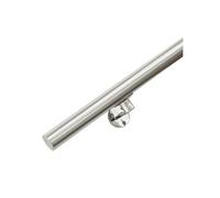 Main courante inox brossé 50 cm + 2 supports
