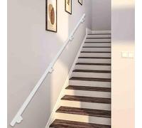 Main Courante modernes de 30 à 600cm, barre d'appui ronde en fer, barre de support antidérapante pour rampe d'escalier de couloir, Rampe d'escalier murale intérieure et extérieure(180cm)
