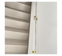 Main courante murale en acrylique transparent for escaliers intérieurs, kit de support de main courante transparente antidérapante robuste(0.6m/2ft)