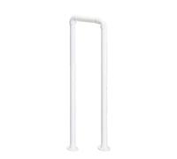 Main Courante Pour Escalier Fer Forgé - Main Courante Pour Escalier Métal, D'escalier Antidérapante De Sécurité, Peut Supporter Un Support 200 Kg, Pour Plus Âgés enfants(White,95cm)