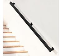 Main courante pour escalier, rampe d'escalier intérieure, main courante noire, garde-corps d'escalier, peut être épissée rampe d'escalier, garde-corps d'escalier pour balcons, couloirs, appartements