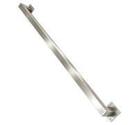 Main courante pour escaliers 60 cm 80 cm 1 m 1,5 m 2 m 4 m 5 m 6 m, décoration de la maison, rampe murale en acier inoxydable noir pour intérieur et extérieur | Rampe d'escalier extérieure(510cm)