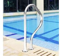 Main Courante pour Piscine enterrée, Barre de Piscine en Acier Inoxydable 304, Rampe d'escalier de Piscine, Barre d'appui pour Marche d'escalier de Piscine.