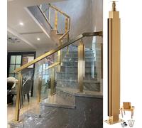 Main courante réglable en acier inoxydable avec pince à verre 60155 cm, parfaite pour piscine, patio, terrasse, escalier, garde-corps durable, balcon, garde-corps design moderne