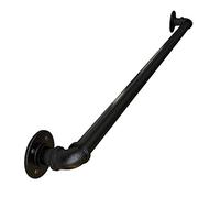 Main courante réglable en métal de 30 à 600 cm pour escaliers intérieurs et extérieurs, balustrade durable pour les personnes âgées handicapées, accès sûr pour les marches et les escaliers (taille