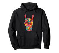 Main d Amour colorée Design Pop Art Sweat à Capuche