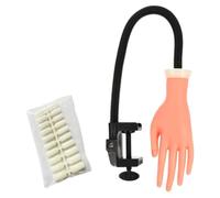 Main D’entraînement pour Nail Art en Plastique Orange, 1 Set