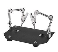 Main d'aide à souder métal avec bras flexibles pour bijoux, circuits imprimés, loisirs créatifs, soudage électronique, réparation précise, peinture, artisanat, atelier maison ou professionnel, Suitabl