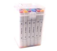 MAIN D'ARTISTE - 36 Marqueurs à Alcool Double Pointe - Loisir Créatif - 030798 - Feutres - Multicolore - Couleurs - Activités Manuelles - Art - Adultes - Enfants - Marker - À Partir de 6 ans