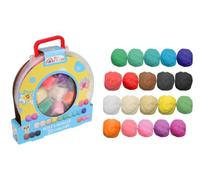 MAIN D'ARTISTE - Coffret 20 Couleurs Pâte À Modeler - Loisir Créatif - 030912 - Jouet Enfant - Modelage - Créativité - Activités Manuelles - Boite de Rangement - DIY - Cadeau - À Partir de 3 Ans