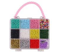 MAIN D'ARTISTE - Set de 3400 Perles - Loisir Créatif - 105715 - Plastique - Activités Manuelles - Set - Adultes - Enfants - Imagination - Cadeaux - Anniversaire - À Partir de 6 ans