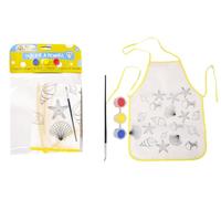 MAIN D'ARTISTE - Tablier À Peindre - Loisir Créatif - 030093 - Peinture - Modèle Aléatoire - Jouet Enfant - Créativité - Activités Manuelles - Kit Complet - À Partir de 3 ans