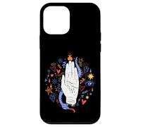 Main de chiromancie lisant l'art Spirituel ésotérique Symboles Floraux Coque pour iPhone 12 Mini