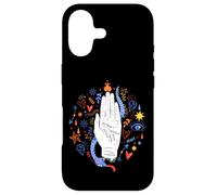 Main de chiromancie lisant l'art Spirituel ésotérique Symboles Floraux Coque pour iPhone 17