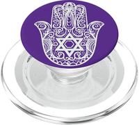 Main de Fatima de Miriam Étoile de David Anahat Spiritual Mystical PopSockets PopGrip pour MagSafe
