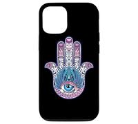 Main de Fatima Mandala Yoga Fatma Main Symbole Boho Femme Coque pour iPhone 12/12 Pro