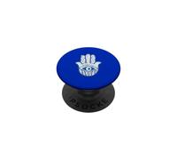 Main de Fatima - Symbole Spirituel du Mauvais œil Bleu Nazar PopSockets PopGrip Adhésif
