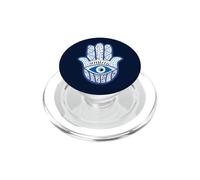 Main de Fatima - Symbole Spirituel du Mauvais œil Bleu Nazar PopSockets PopGrip pour MagSafe