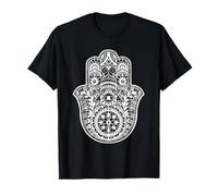Main de Fatimas avec œil - Hamsa Mandala - Méditation et Yoga T-Shirt