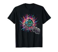 Main de Magicien Mystique Tenant l'orbe Magique des arcanes T-Shirt