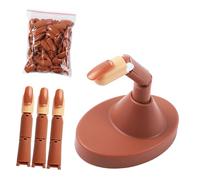 Main de mannequin articulée avec doigts détachables et base pour les débutants et les étudiants, articulations réglables, outil de pratique des ongles