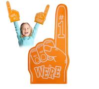 Main de Mousse Géante, Doigts Colorés de Fan, Objets de Scène Confortables pour Événements Sportifs, Signes des Mains de Cheerleader, Biens Applaudissements, Objets d'école, Gants de Football