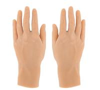 Main d'entraînement au tatouage, modèle de fausse peau en silicone souple, main de mannequin masculine pliable et réutilisable pour les spectacles, présentoirs de bagues