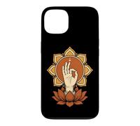 Main d'éveil Mudra Lotus Mandala Bouddhiste Méditation Coque pour iPhone 13