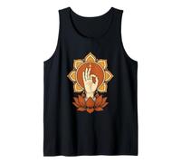 Main d'éveil Mudra Lotus Mandala Bouddhiste Méditation Débardeur