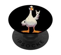 Main d'oie Cool sur Une Main Amusante pour Amoureux des Oiseaux PopSockets PopGrip Adhésif