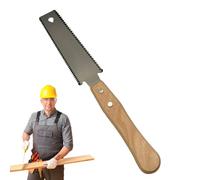 - Main Double Lame Affleurante, Outil Coupe Précise | Acier Tranchante avec Denture Fine Robuste, Polyvalente pour Menuiserie Charpentier Découpe Atelier Bricoleur