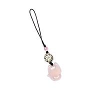 Main Dragonne de Cou- Mobile Téléphone Pendentif Chaîne De Charme Téléphone pour Le Portable Caméra Clé, 9.5 * 2.3cm, Calcédoine